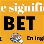bet en español